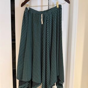 Anthropologie Elegant Green Skirt